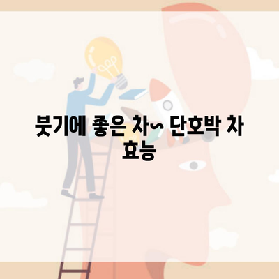 붓기에 좋은 차~ 단호박 차 효능