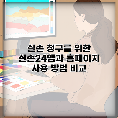 실손 청구를 위한 실손24앱과 홈페이지 사용 방법 비교