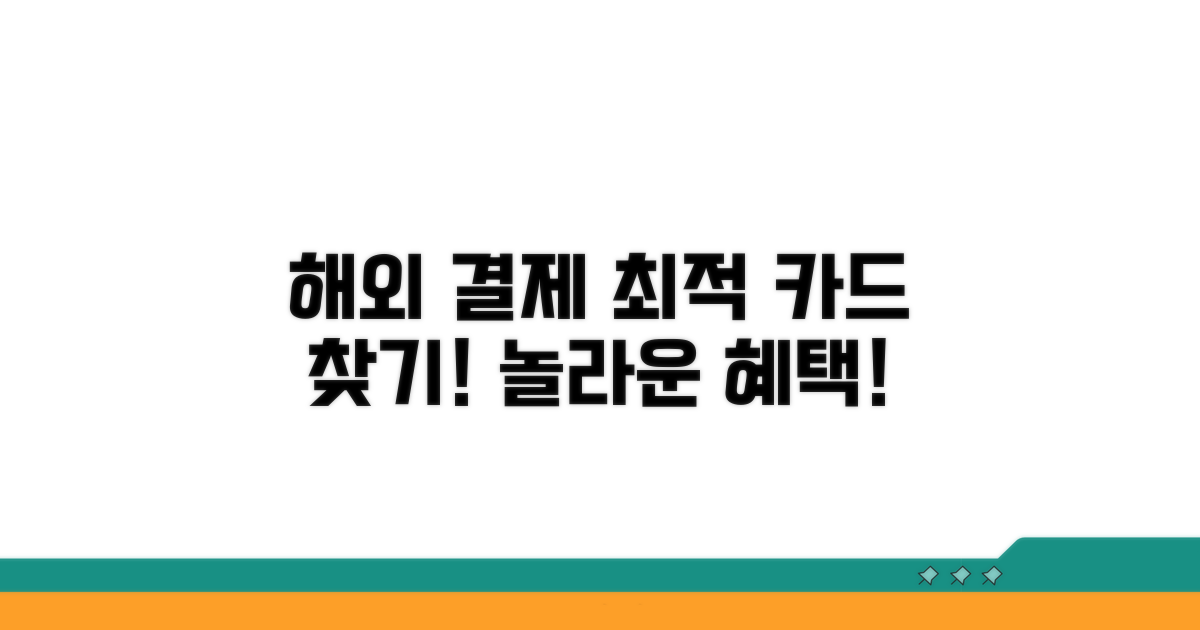 해외 결제, 어떤 카드가 유리할까?