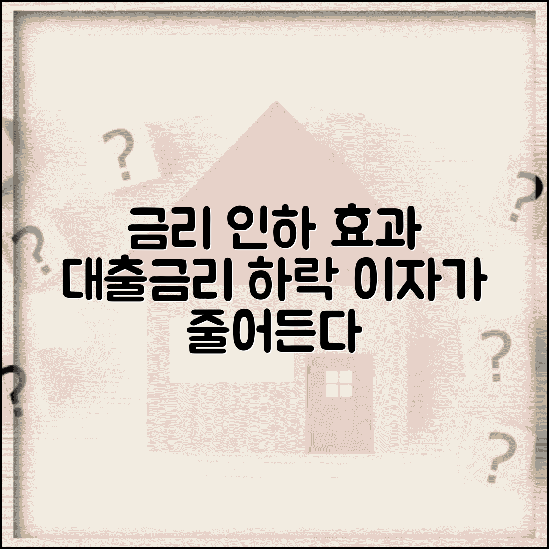 기준금리 인하 효과 | 기준금리 하락이 대출금리에 미치는 영향