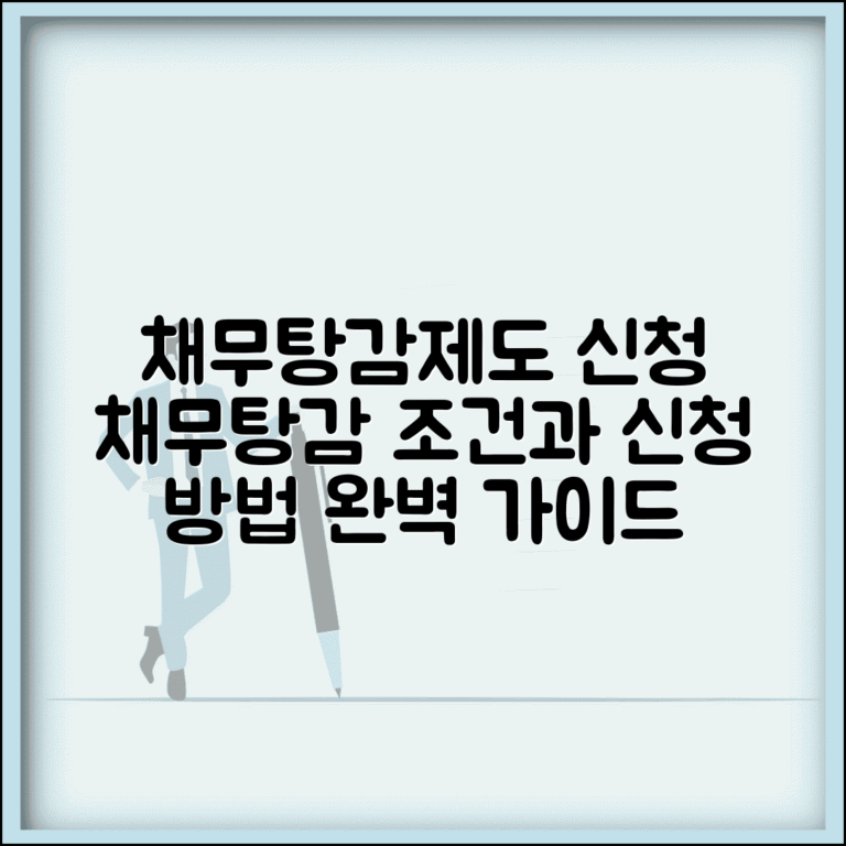 채무탕감제도 신청 | 채무탕감 조건과 신청 방법 완벽 가이드