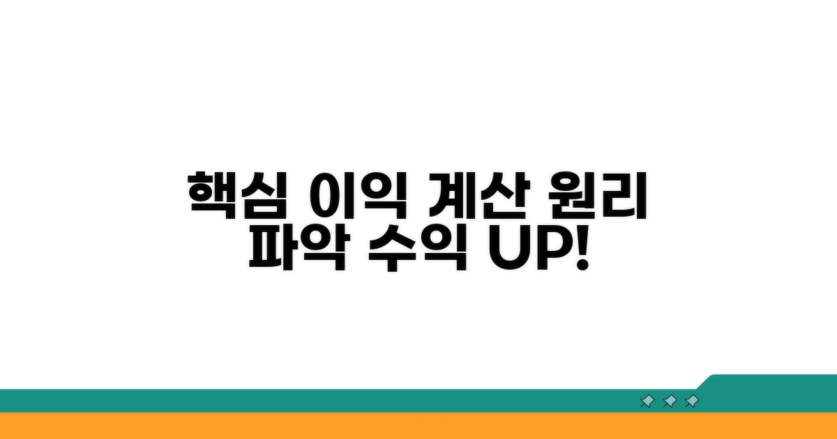 이익 계산, 핵심 원리 파악