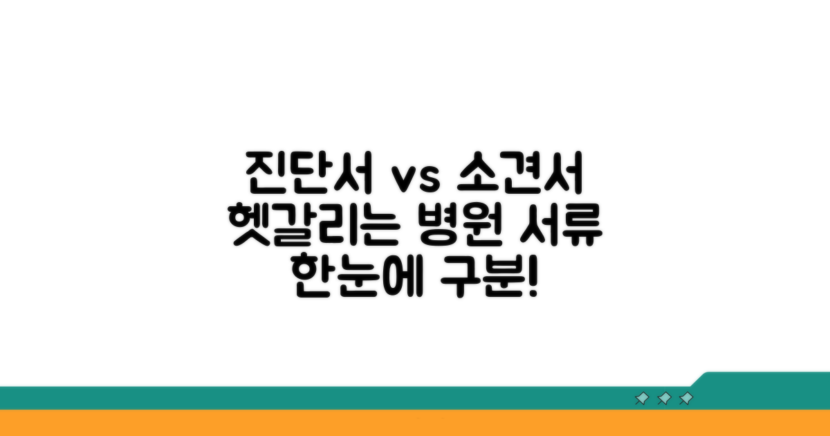 진단서 소견서, 뭐가 다를까?