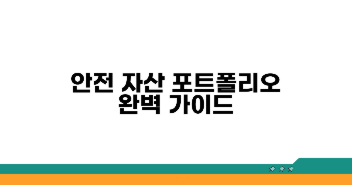 안전 자산 포트폴리오 구성 방법