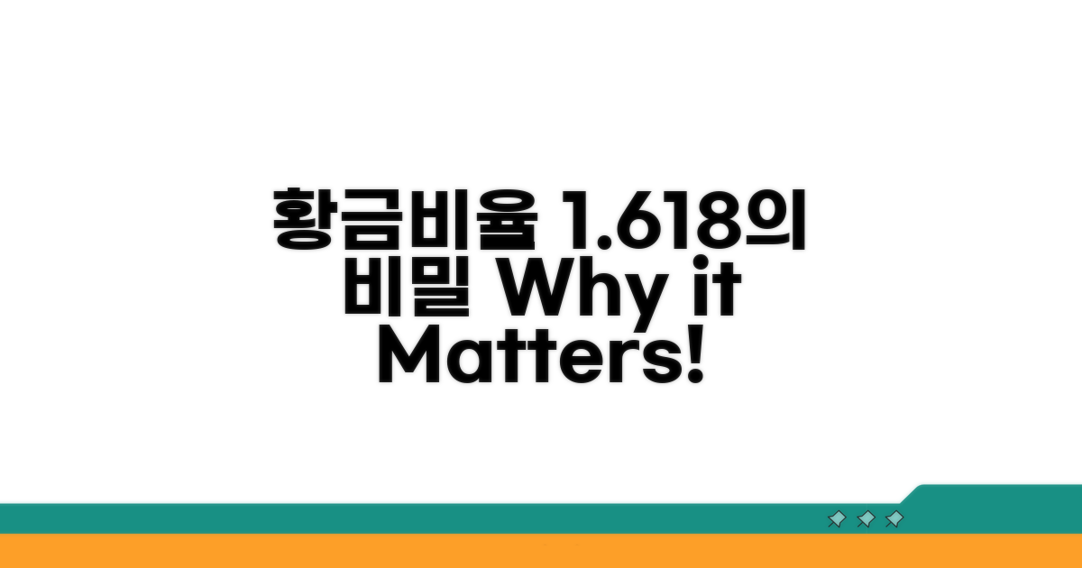 황금비율 1.618, 왜 중요할까?