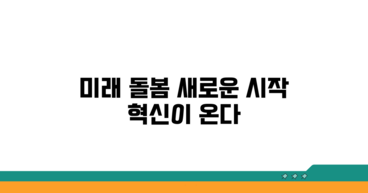 미래 돌봄 서비스 전망