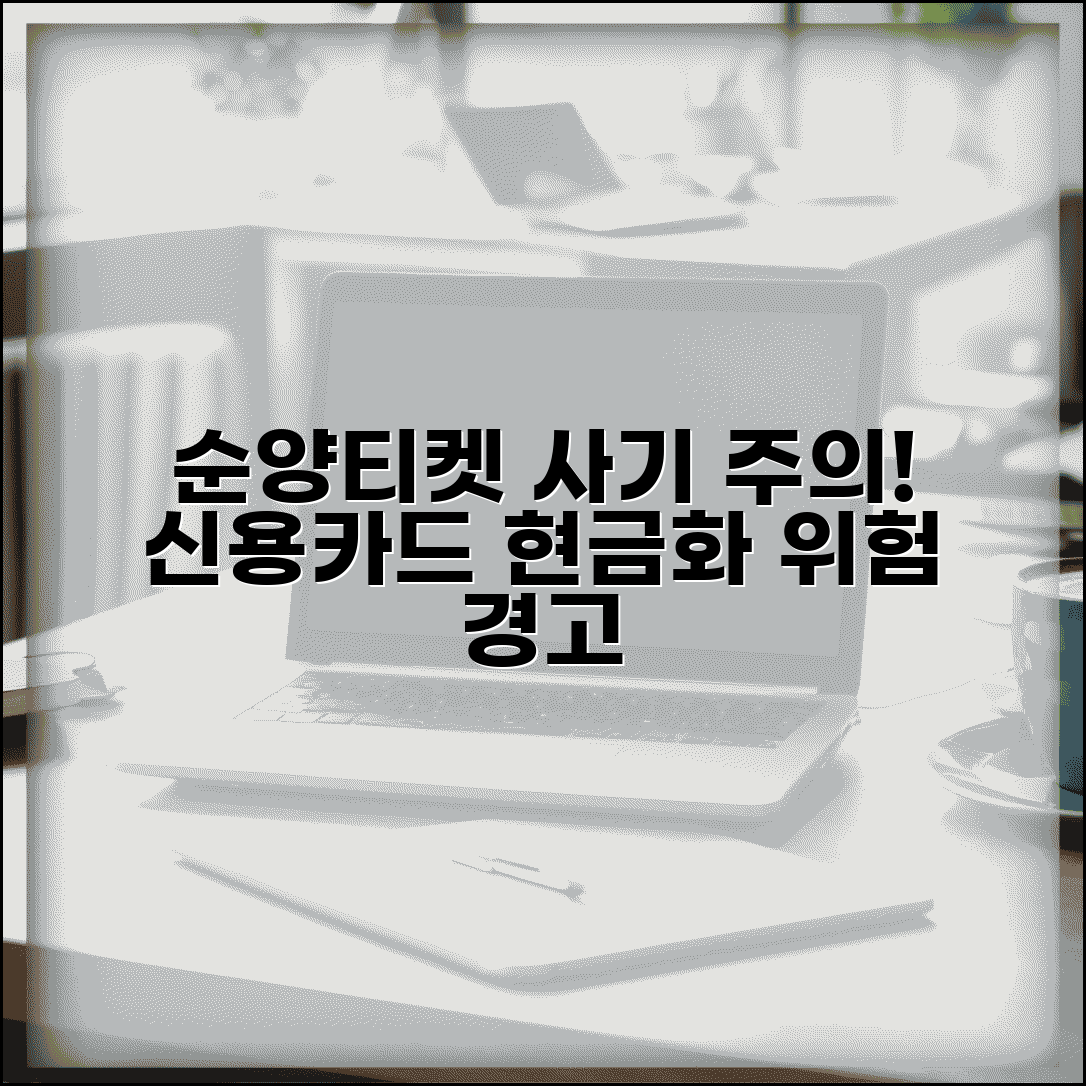 신용카드현금화 순양티켓 사기 위험 | 신용카드 현금화 업체 주의사항