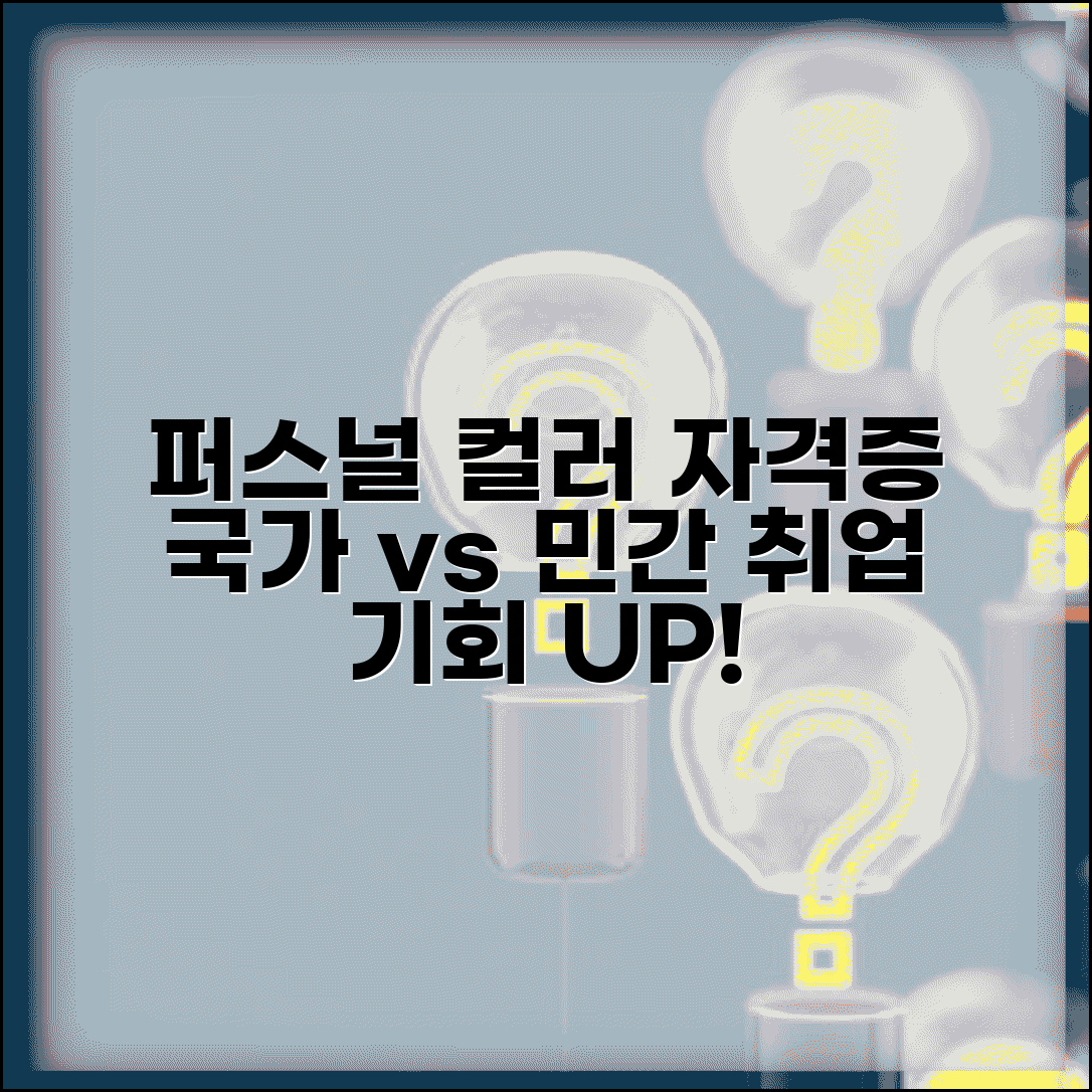 퍼스널 컬러 자격증 종류 | 국가공인 vs 민간자격 + 취업 전망