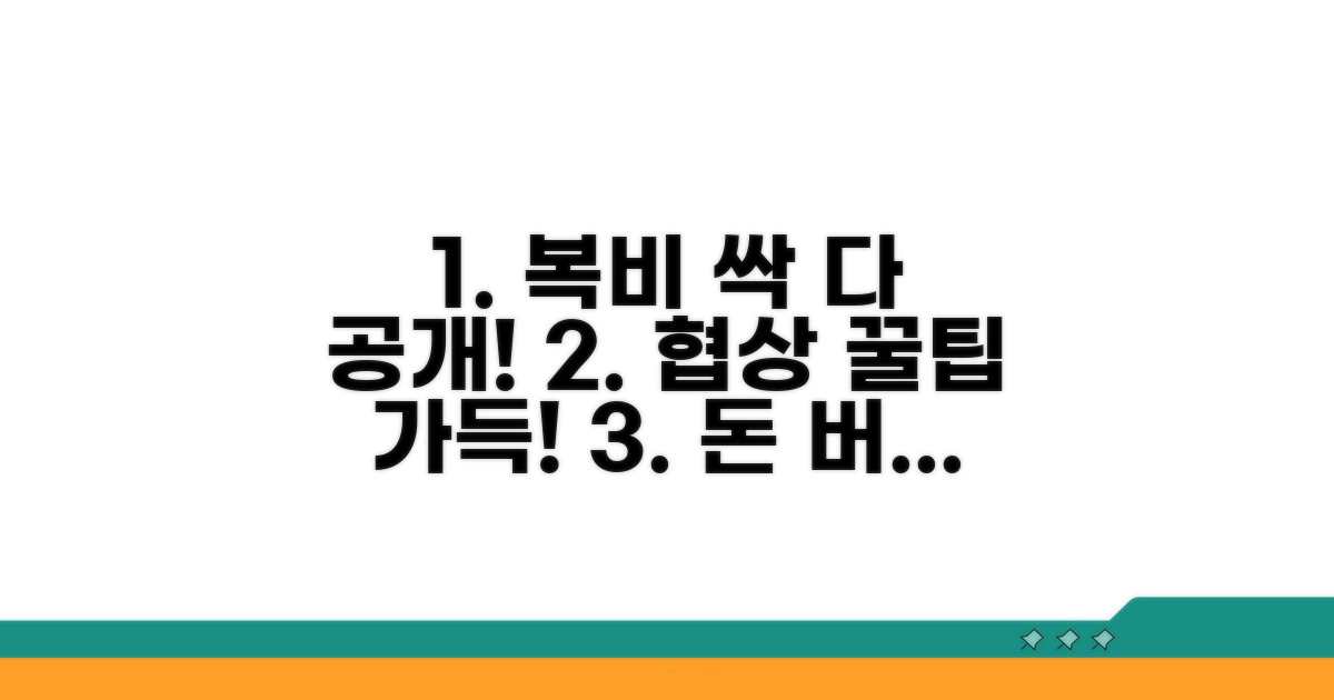 복비, 똑똑하게 계산하고 협상하기