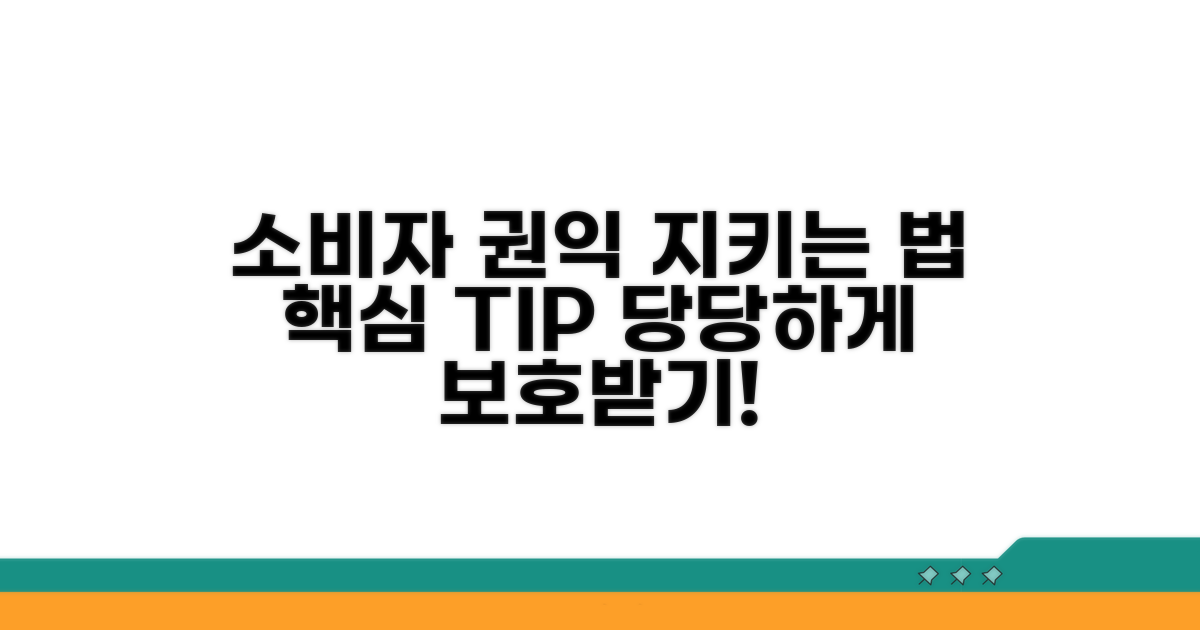 소비자 권익 보호 방법 안내