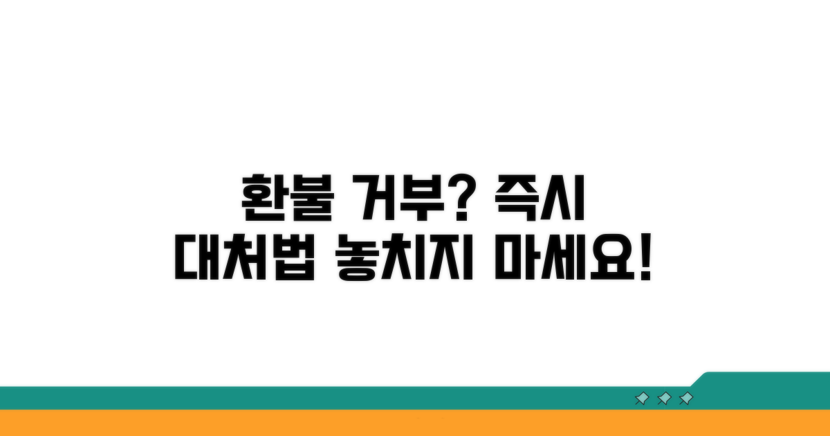 예약금 환불 거부 시 대처법