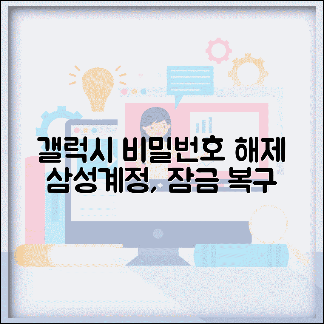 갤럭시 비밀번호 해제 삼성 계정 | 안드로이드 잠금화면 해제하고 스마트폰 접근 복구