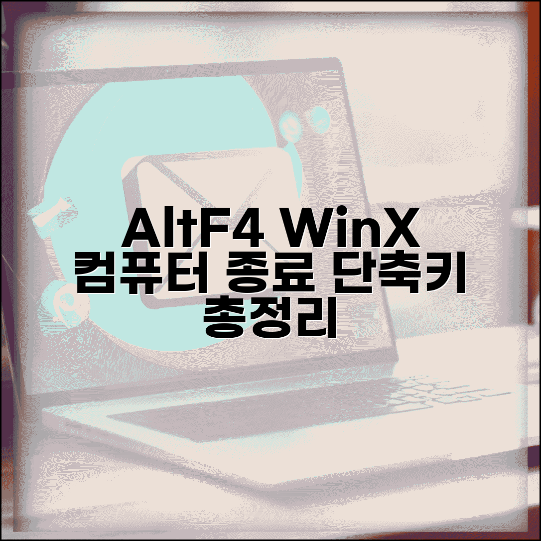컴퓨터 끄기 단축키 | Alt+F4 Win+X 시스템 종료 모든 방법