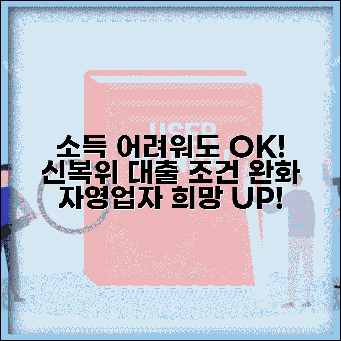 신용회복위원회 소액대출 조건 완화 | 소득 증빙 어려운 자영업자도 신청 가능한 요건