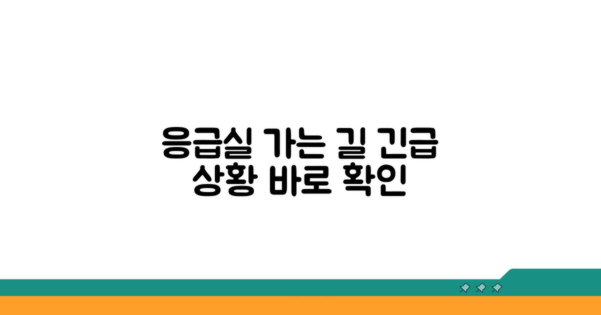 응급실 이용 절차 및 안내 사항