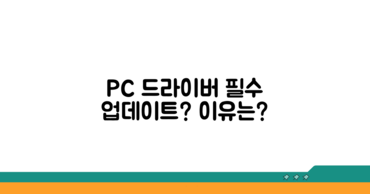 내 PC 드라이버, 왜 꼭 업데이트해야 할까?