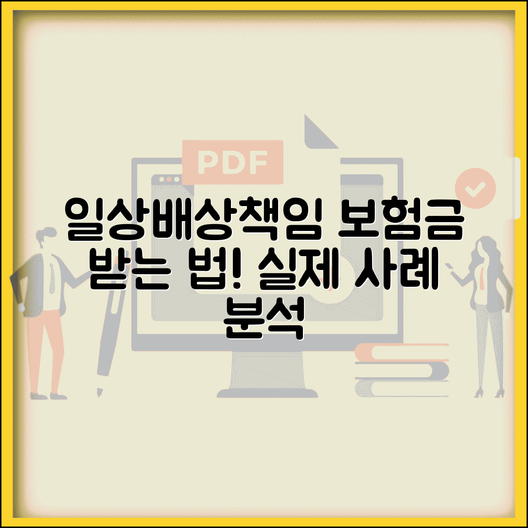 일상생활배상책임보험 사례 분석 | 실제 보상 사례를 통한 보험 적용 범위 이해