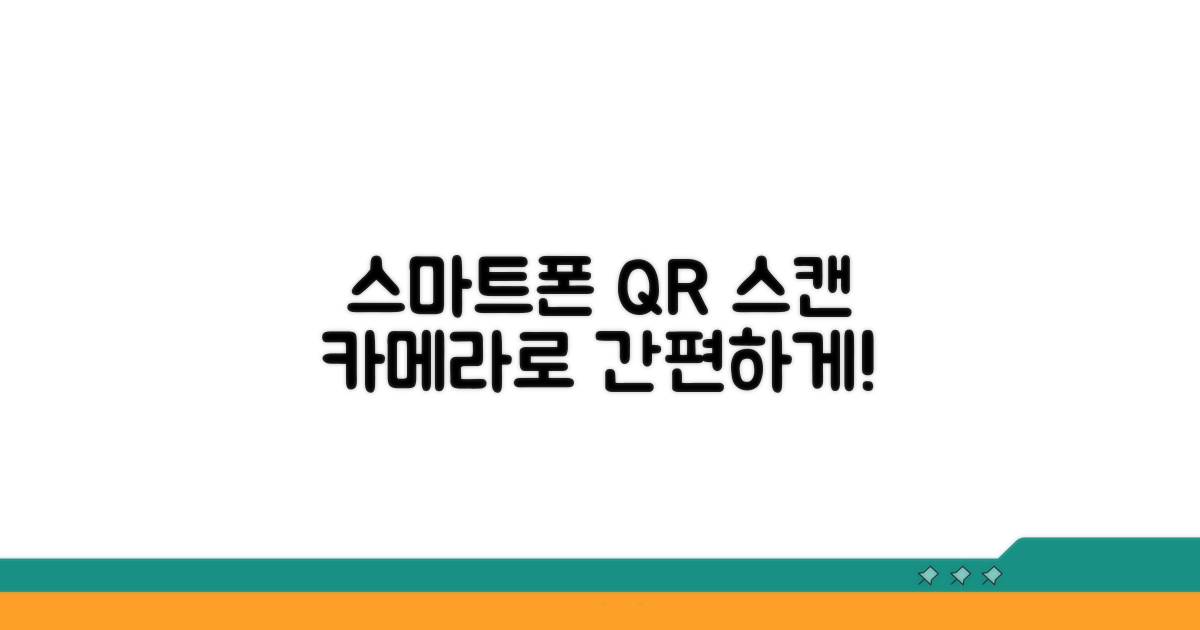 스마트폰 카메라로 QR코드 스캔