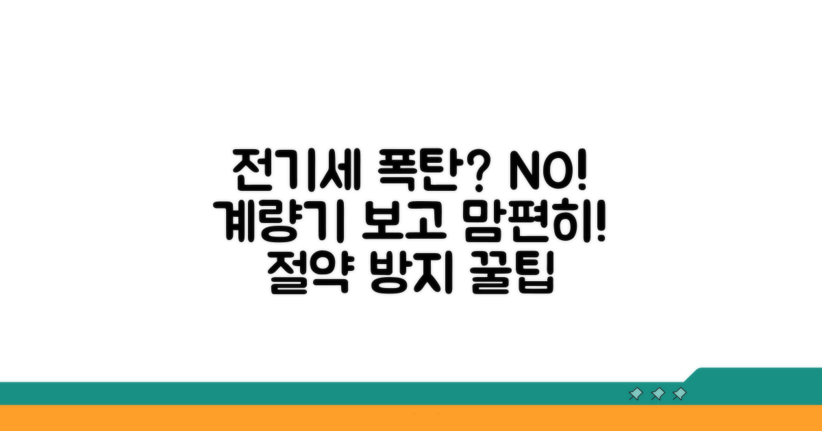 계량기 보는 법부터 요금 폭탄 예방까지