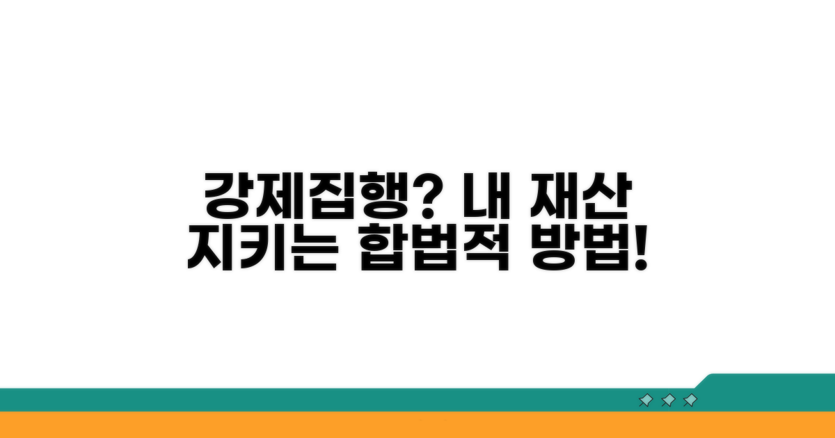 강제집행 시 보호받는 법