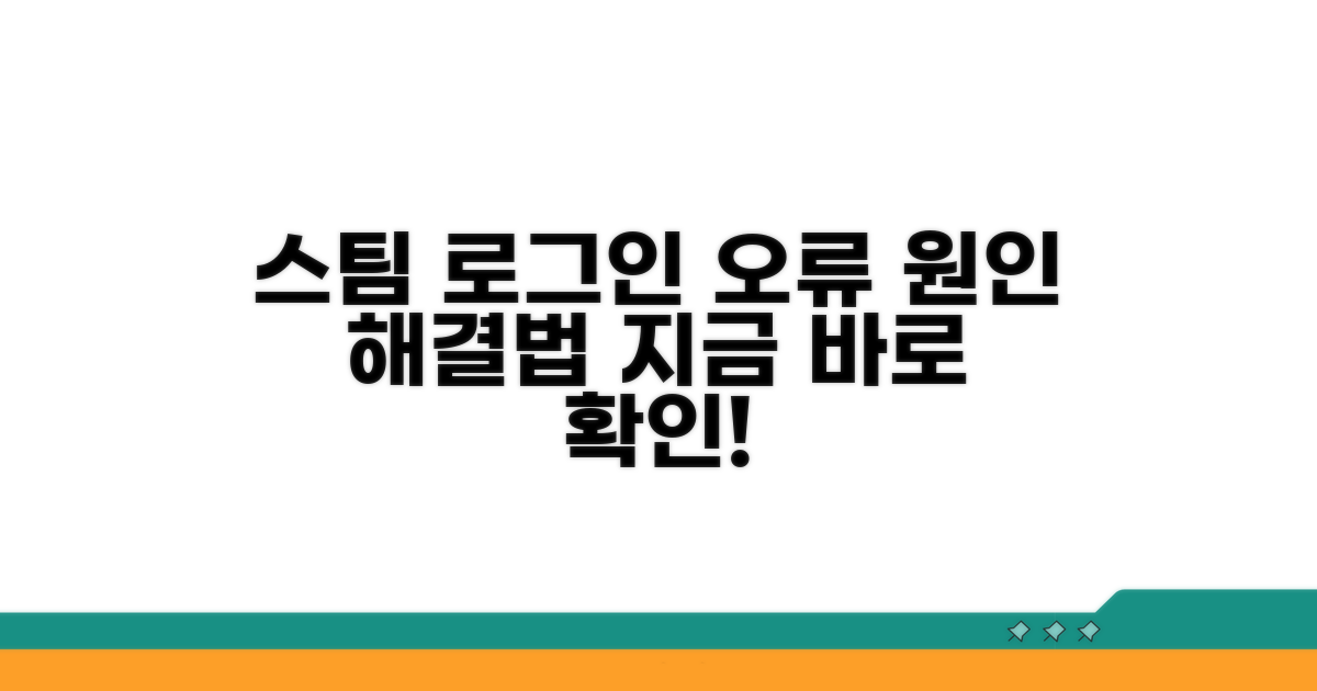 스팀 로그인 오류, 원인과 해결책