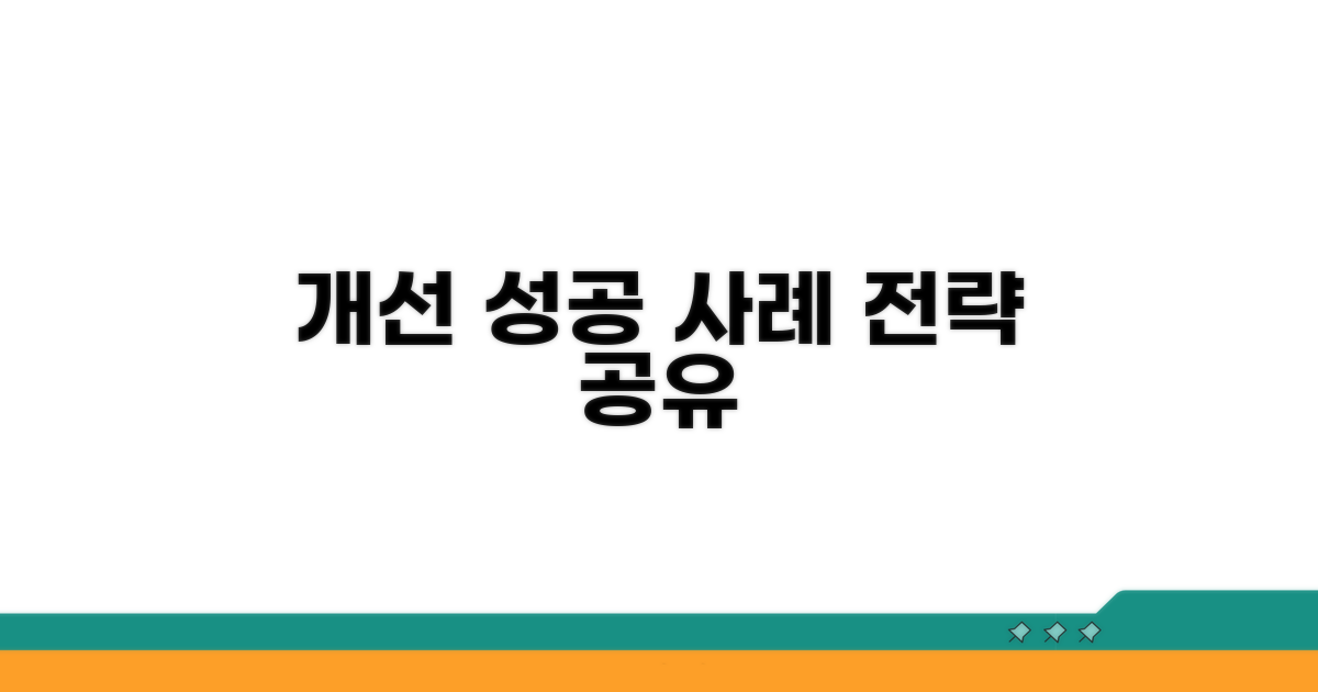 개선 방안 및 성공 사례 공유