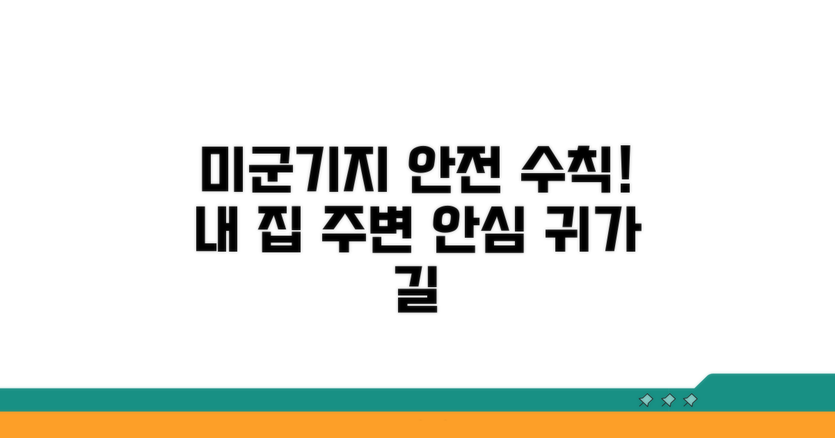 미군기지 주변 치안 담당 안내