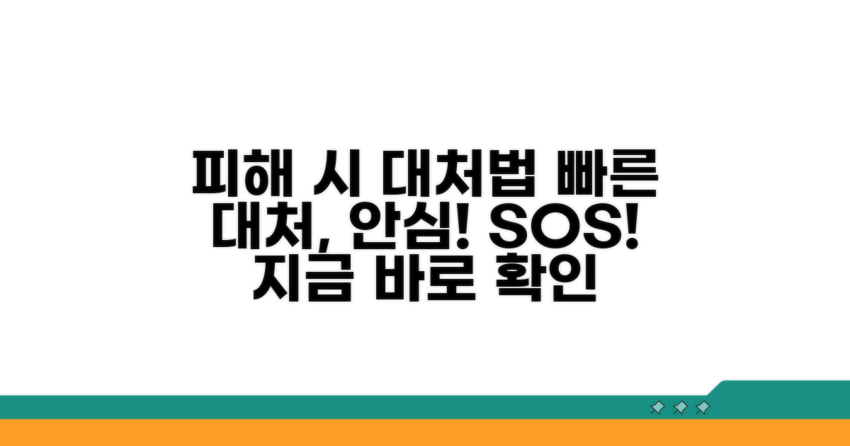 피해 시 대처 방법 알아보기