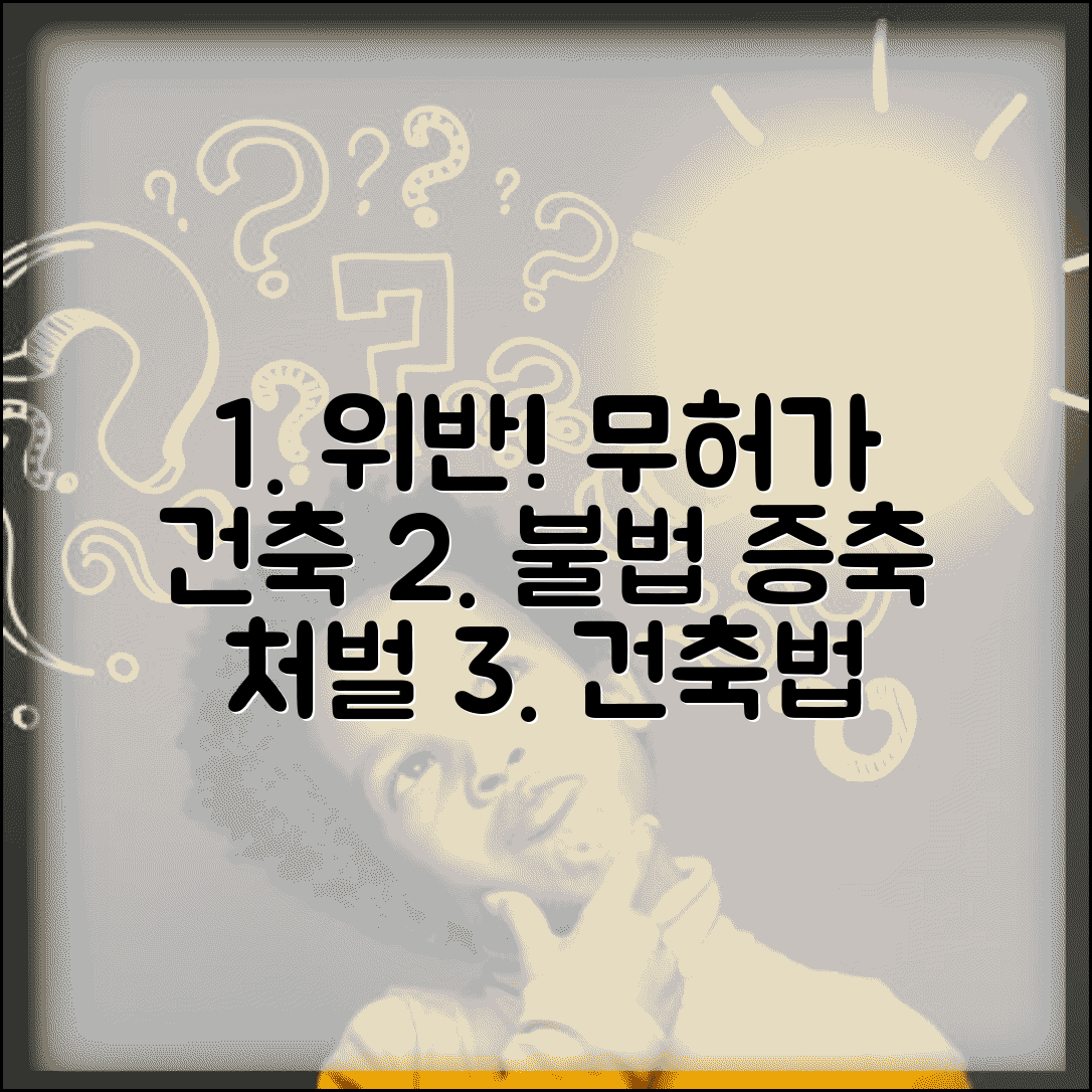 형사처벌 건축법 위반 | 무허가 건축물 | 불법 증축 처벌 | 건축 관련 형사처벌