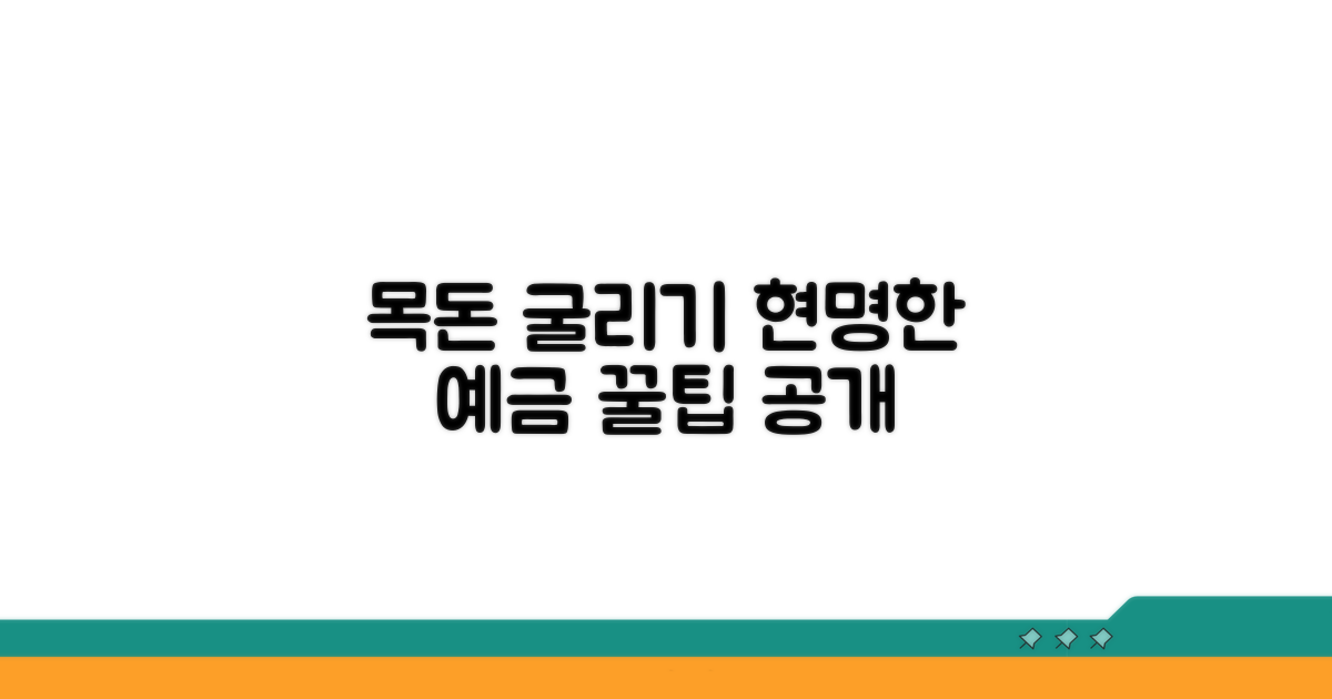 목돈 굴리는 똑똑한 예금 전략