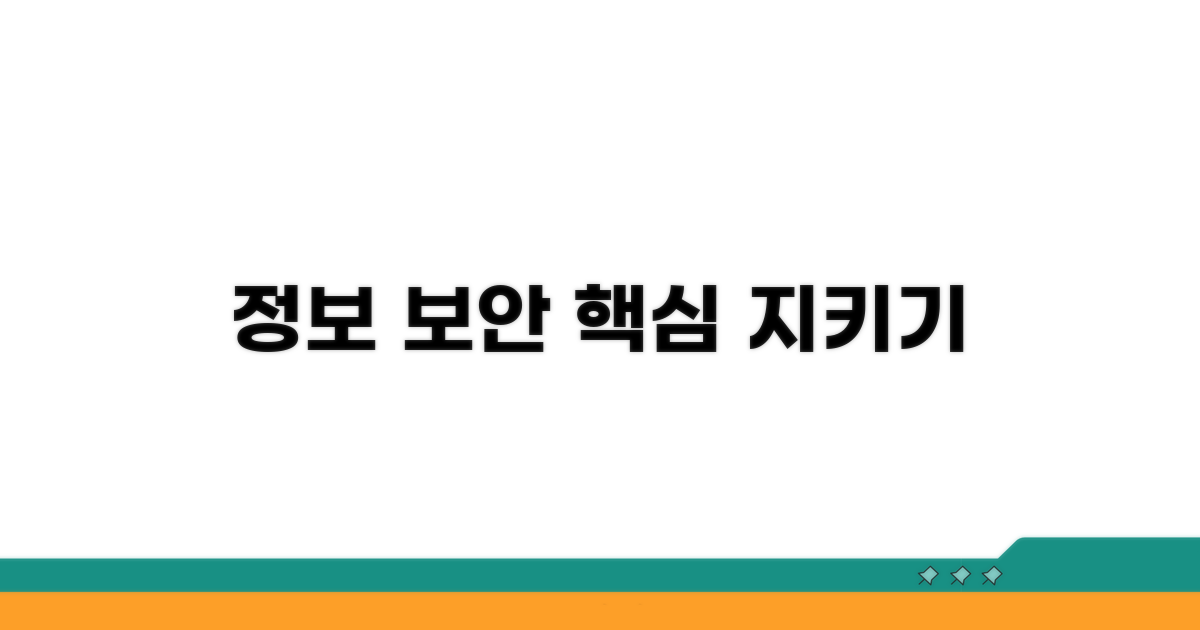중요 정보 안전하게 지키기