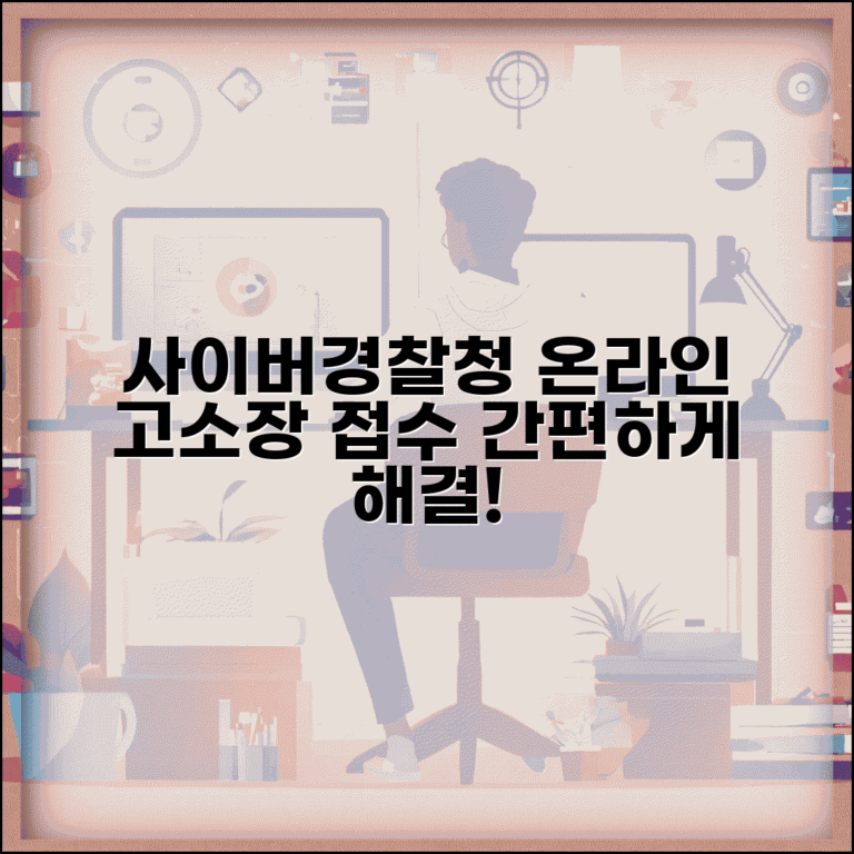 고소장 인터넷 접수 방법 사이버경찰청 | 온라인 고소장 제출 절차