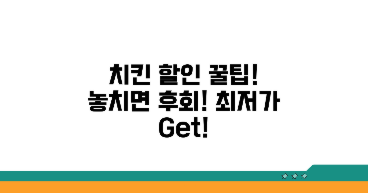 치킨 할인 꿀팁 모음