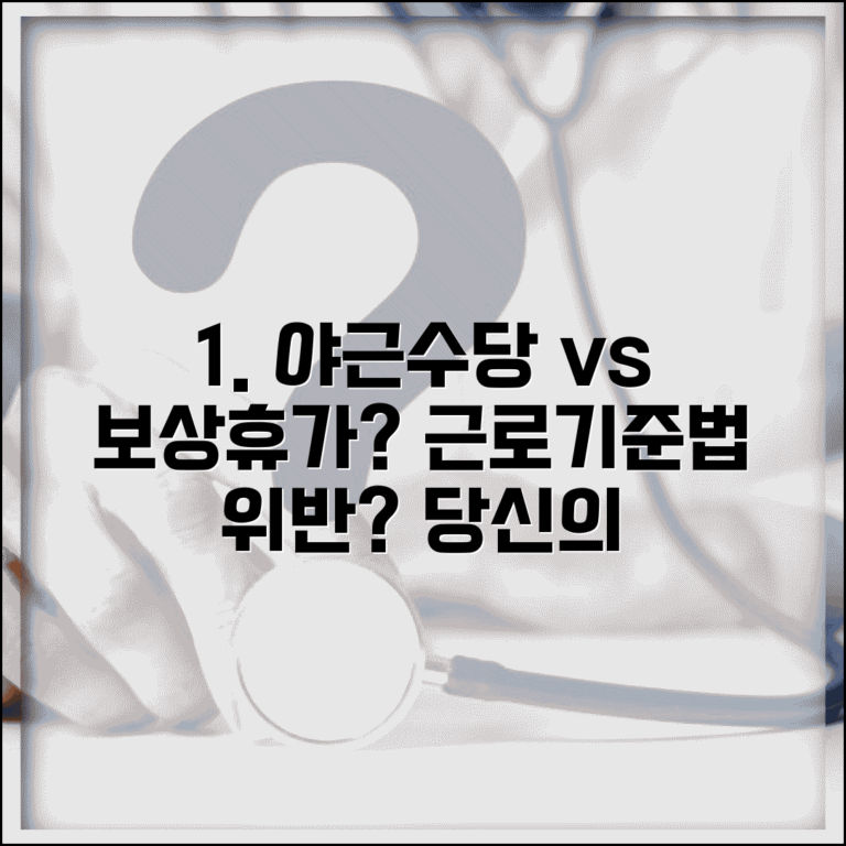회사에서 야근시켜놓고 야근수당 대신 보상휴가 주는데 괜찮나요 | 보상휴가 | 야근수당 | 근로기준법 | 선택권