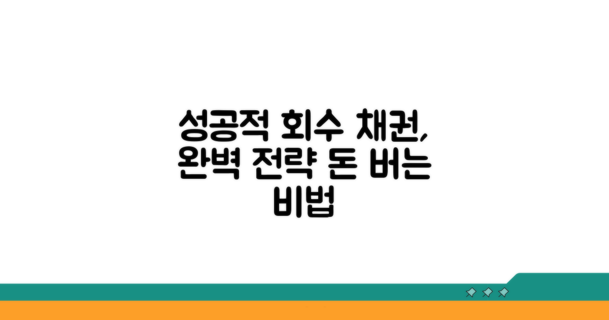 성공적인 채권 회수 전략