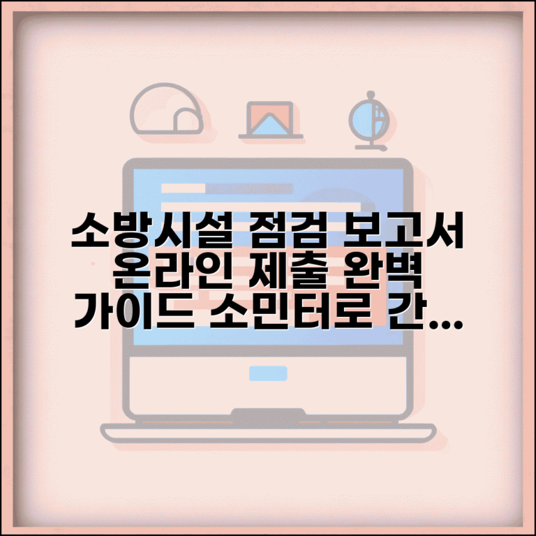 소민터로 작동기능점검보고서 제출하는법 | 소방시설 점검보고서 온라인 제출
