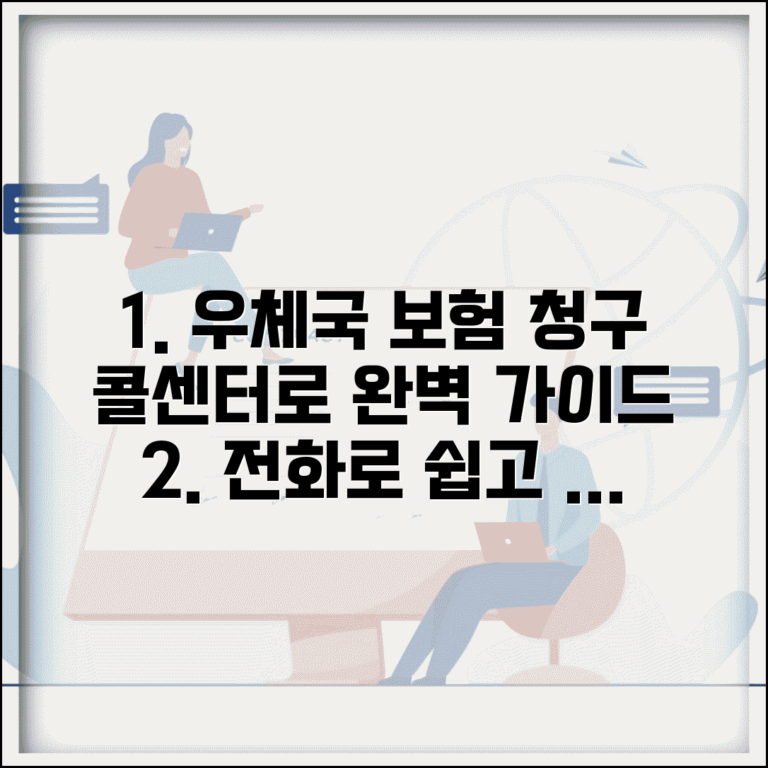 우체국 보험 청구방법 전화로 안내받기 | 콜센터 이용 완벽 가이드
