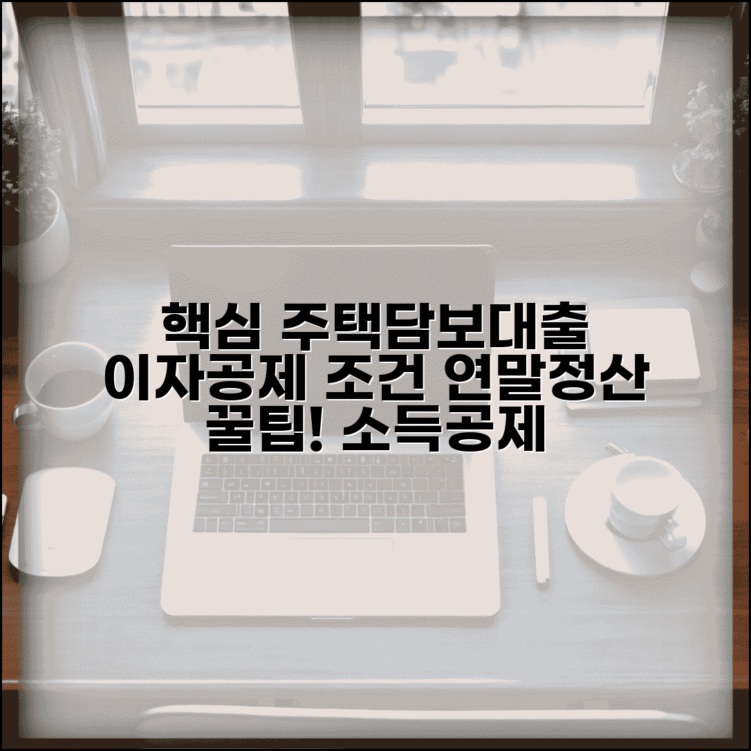 장기주택저당차입금 이자상환액 공제 조건 | 연말정산 소득공제 조건