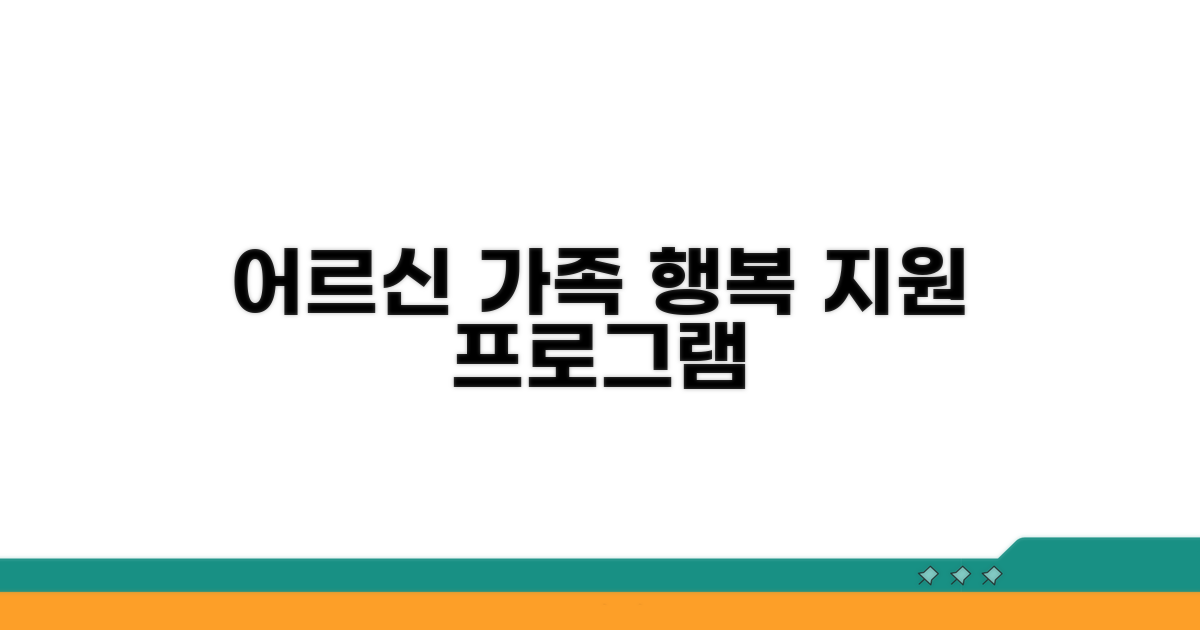 어르신과 가족 지원 프로그램