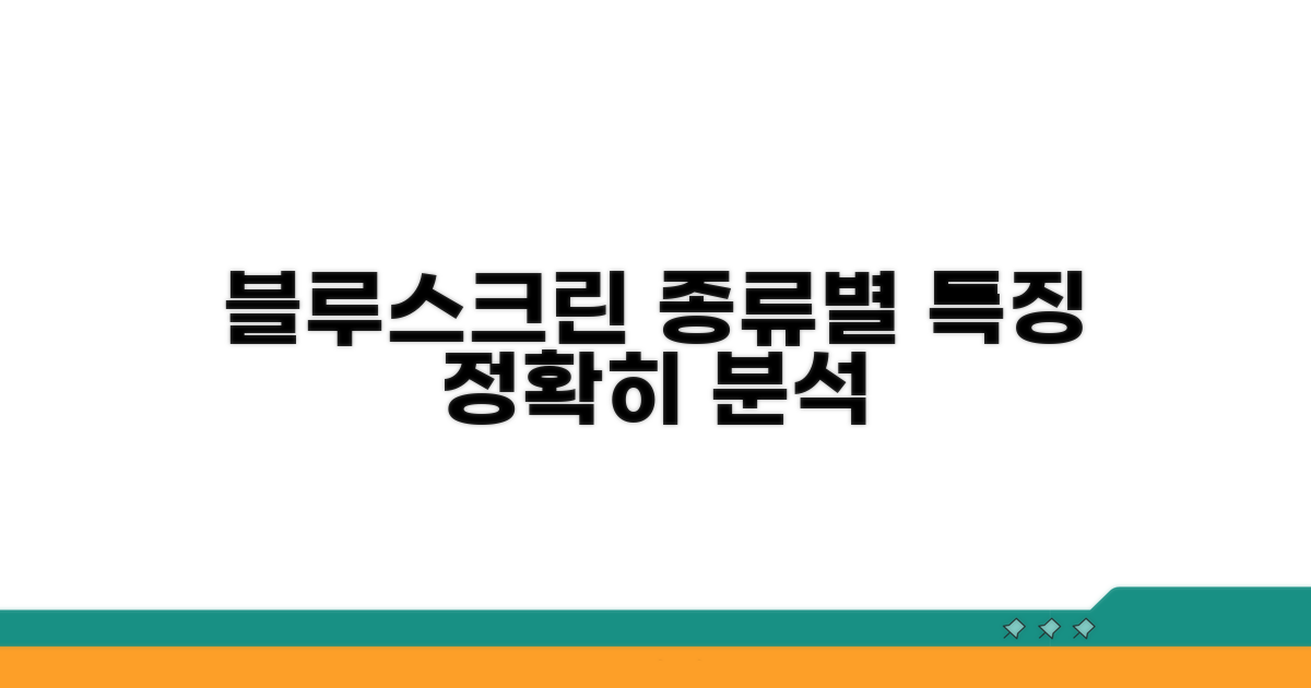 블루스크린 종류별 특징 분석
