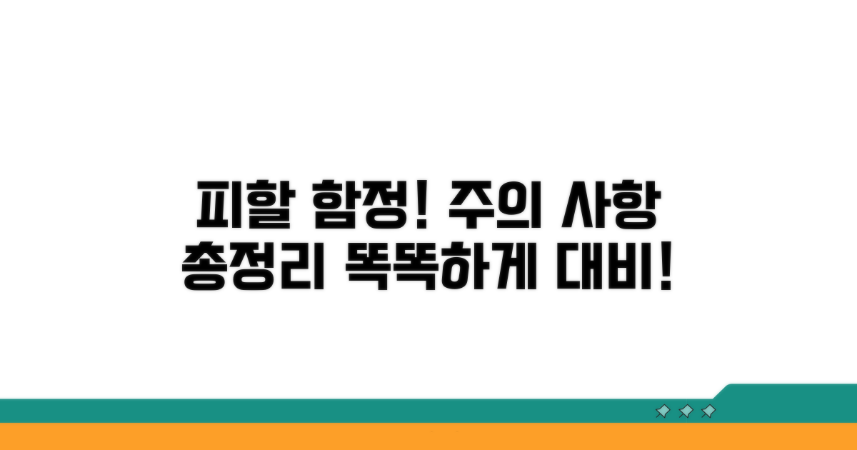 주의해야 할 점과 함정 피하기