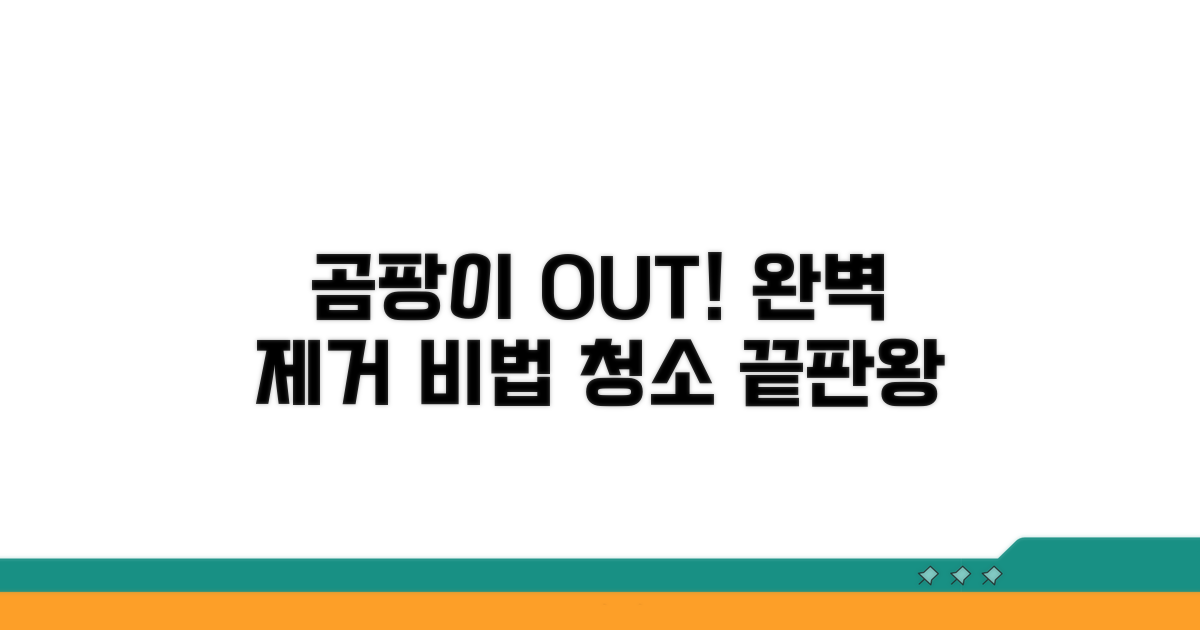 곰팡이 완벽 제거하는 청소법