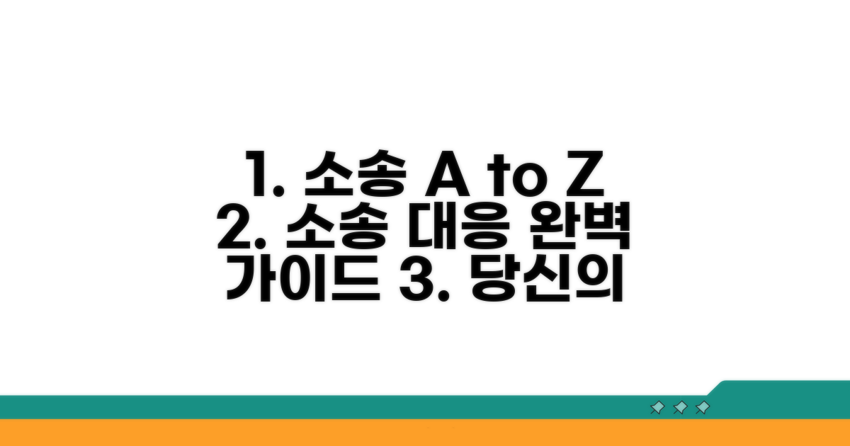 소송 과정별 대응 요령